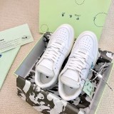 Off-White “Out of office” Classic Leather Casual Shoes Unisex 3D Printing Sneakers