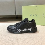 Off-White “Out of office” Classic Leather Casual Shoes Unisex 3D Printing Sneakers