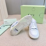 Off-White “Out of office” Classic Leather Casual Shoes Unisex 3D Printing Sneakers
