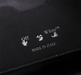 Off-White New Fashion Logo Breast Bag Black Phone Bag Sizes:25x14x5cm