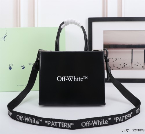 Off-White New Letters Print Handbag Shoulder Crossbody Bag Sizes:22x18x8cm