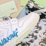 Off-White “Out of office” Classic Leather Casual Shoes Unisex 3D Printing Sneakers