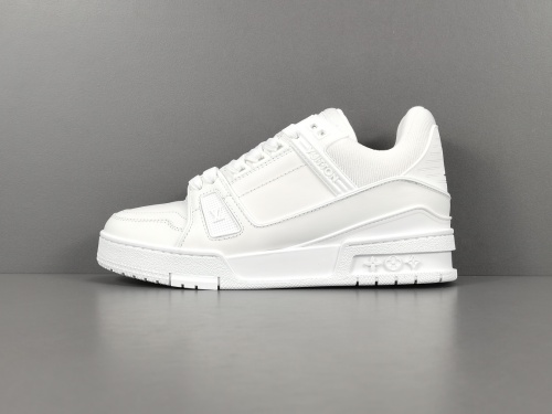Louis Vuitton Trainer Unisex Fashion Sneakers Casual Shoes