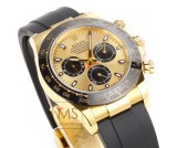 ROLEX Men's Luxury MS Trithong Diamonds Masterpiece Rear Customized Version Gold Watch