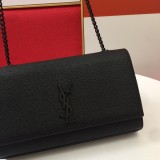 Yves Saint Laurent New Fashion Black Logo S03613 Crossbody Bag Sizes:24x14.5x5.5CM