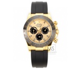 ROLEX Men's Luxury MS Trithong Diamonds Masterpiece Rear Customized Version Gold Watch