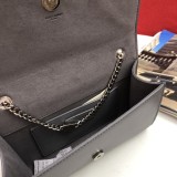 Yves Saint Laurent New Fashion Silver Metal Clasp s08856 Crossbody Gray Bag Sizes:24x15x5CM
