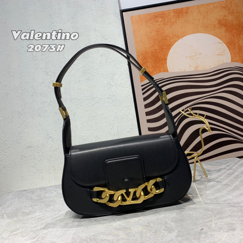 Valentino New Fashion Women's Handbag Black One shoulder Bag Sizes:27x15x8cm