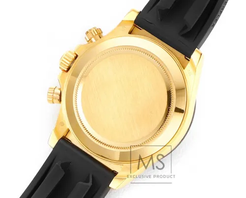 ROLEX Men's Luxury MS Trithong Diamonds Masterpiece Rear Customized Version Gold Watch