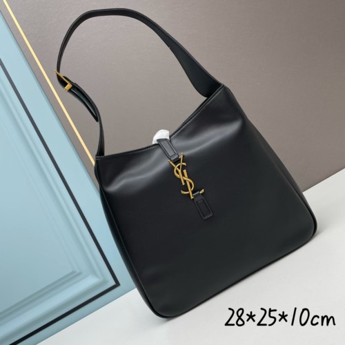 Yves Saint Laurent New Fashion Hangbag Black Bucket Armpit Bag Sizes:28x25x10CM