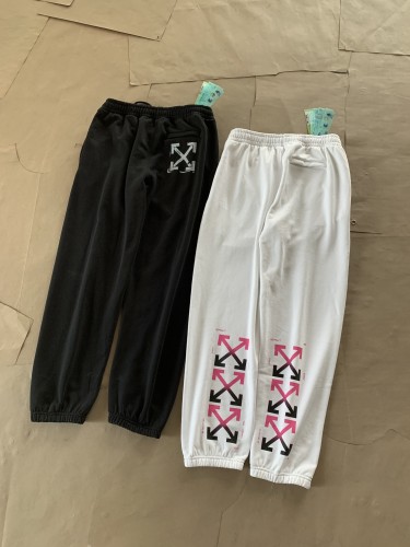 Off White Classic Arrow Sweatpants Unisex Cotton Casual Running Sports Pants Trousers