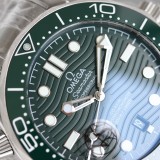 OMEGA Men 's New Fashion VS5 Green Seahorses Mechanical Watch