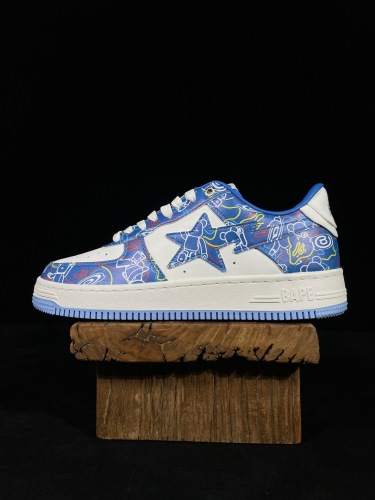 BAPE/A/Bathing Ape Bape STA Classic Unisex Low-Top Fashion Sneakers Shoes