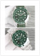 OMEGA Men 's New Fashion VS5 Green Seahorses Mechanical Watch