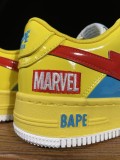 Marvel x BAPE/A/Bathing Ape Bape STA Classic Unisex Low-Top Fashion Sneakers Shoes