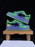 Marvel x BAPE/A/Bathing Ape Bape STA Classic Unisex Low-Top Fashion Sneakers Shoes The Incredible Hulk