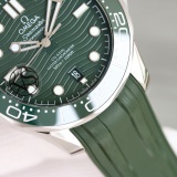 OMEGA Men 's New Fashion VS5 Green Seahorses Mechanical Watch