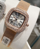 Cartier New Fashion Coussin De Full Of Diamond Quartz Watch
