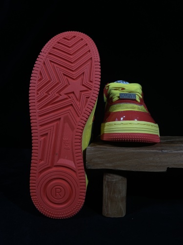 Marvel x BAPE/A/Bathing Ape Bape STA Classic Unisex Low-Top Fashion Sneakers Shoes Iron Man