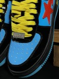 Marvel x BAPE/A/Bathing Ape Bape STA Classic Unisex Low-Top Fashion Sneakers Shoes Black Widow