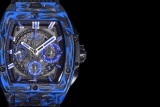 HUBLOT Men Spirit Of Big Bang Series Barrels Carbon Fiber Wrist Automatic Mechanical Watch