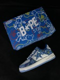 BAPE/A/Bathing Ape Bape STA Classic Unisex Low-Top Fashion Sneakers Shoes