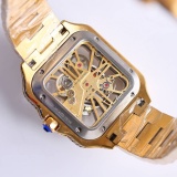 Cartier New Fashion Santos Series Full Of Diamond Quartz Watch