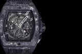 HUBLOT Men Spirit Of Big Bang Series Barrels Carbon Fiber Wrist Automatic Mechanical Watch