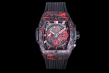 HUBLOT Men Spirit Of Big Bang Series Barrels Carbon Fiber Wrist Automatic Mechanical Watch