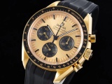 OMEGA Men 's New Fashion OB2 Panda Dial Speedmaster Chronograph Mechanical Watch