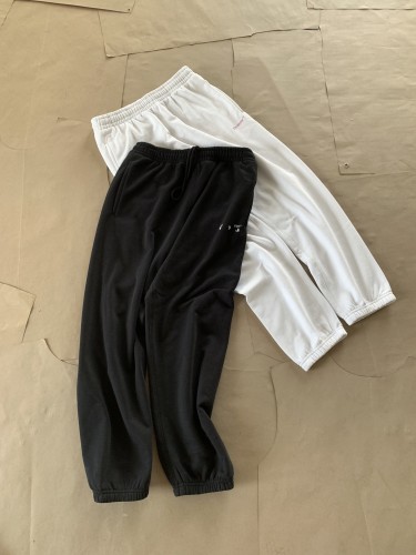Off White Classic Arrow Sweatpants Unisex Cotton Casual Running Sports Pants Trousers
