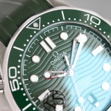 OMEGA Men 's New Fashion VS5 Green Seahorses Mechanical Watch
