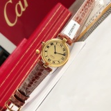 Cartier New Fashion Les Mustde Cartier Medieval Gold Watch