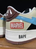 Marvel x BAPE/A/Bathing Ape Bape STA Classic Unisex Low-Top Fashion Sneakers Shoes Rockets Raccoons