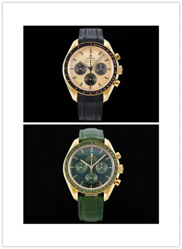 OMEGA Men 's New Fashion OB2 Panda Dial Speedmaster Chronograph Mechanical Watch