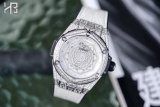 HUBLOT Men Spirit Of Big Bang Series Tattoo Full Diamonds Wrist Automatic Mechanical Watch