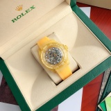 ROLEX New Fashion Aqua Ghost Sapphire Crystal Cut-out Edition Automatic Mechanical Watch