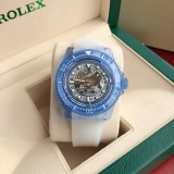 ROLEX New Fashion Aqua Ghost Sapphire Crystal Cut-out Edition Automatic Mechanical Watch