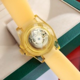 ROLEX New Fashion Aqua Ghost Sapphire Crystal Cut-out Edition Automatic Mechanical Watch