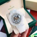 ROLEX New Fashion Aqua Ghost Sapphire Crystal Cut-out Edition Automatic Mechanical Watch