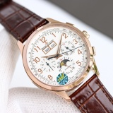 JAEGER-LECOULTRE New Men's Dating Series Multi-functional Mechanical Wrist Watch