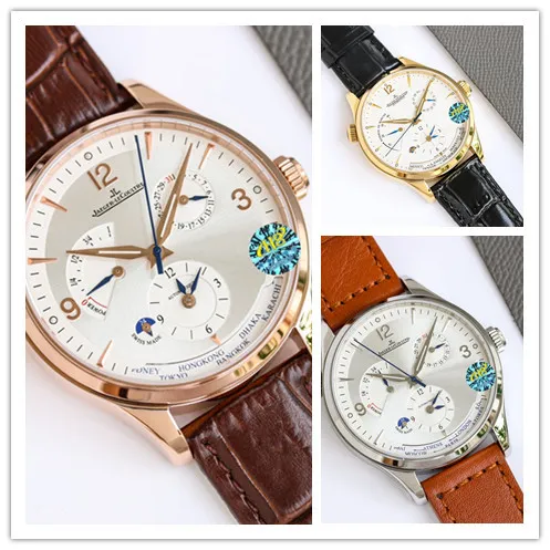 JAEGER-LECOULTRE New Master Series Multi-functional Mechanical Wrist Watch