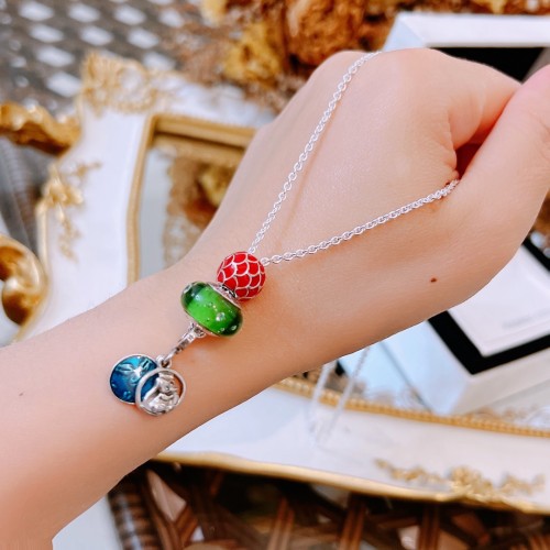 Pandora Classic Fashion New Gold Long Logo Necklace