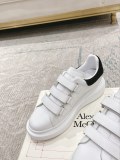Alexander McQueen Thick Soled Shoes Unisex Casual Velcro Leather Shoes