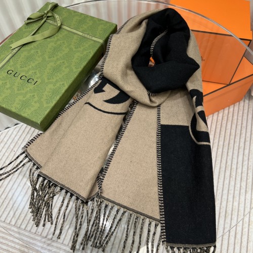 Gucci Autumn Winter New Style Jacquard Double Sided Scarf