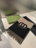Gucci New Style Tassels Jacquard Double Sided GG Logo Scarf Size: 33x200cm