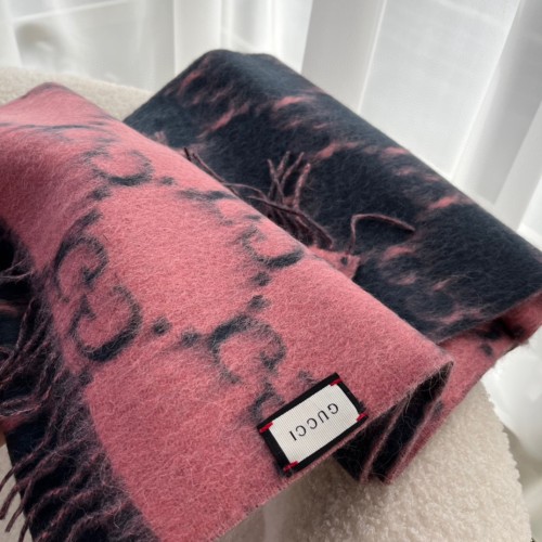 Gucci Autumn Winter New Style Jacquard Double Sided Scarf Size: 30×196cm