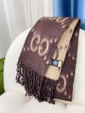Gucci Fashion New Style Tassels Jacquard Double Sided Scarf Size: 15cmx220cm