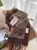 Gucci Fashion New Style Tassels Jacquard Double Sided Scarf Size: 45x170cm