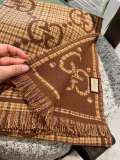 Gucci Unisex New Style Tassels Jacquard Double Sided GG Logo Scarf Size: 47x180cm
